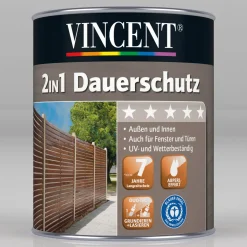 Vincent 2in1 Dauerschutz Palisander 0375 L