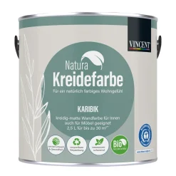 VincentNatura Kreidefarbe Karibik matt 2,5 L