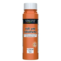 Vincent Voll- und Abtönfarbe aprikose 0,25 L