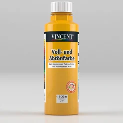 Vincent Voll- und Abtönfarbe goldgelb 0,5 L