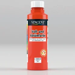 Vincent Voll- und Abtönfarbe orange 0,5 L
