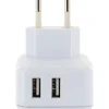 230 V Ladeadapter 2xUSB 2,4 A weiss