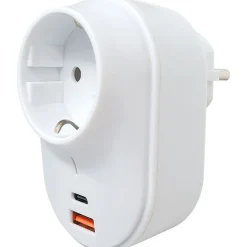 230V Steckdosenadapter USB Typ A+C