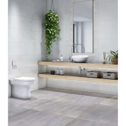 Wandfliese Ella grau Strutur matt 30x60x0,7 cm