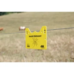 Warnschild beschriftet 26 x 15 cm gelb