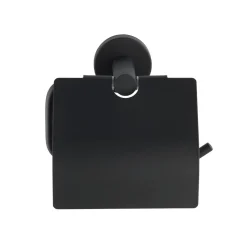 WC-Papierhalter m Deckel Bosio Black
