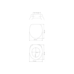 WC-Sitz Ostuni, Easy Close Thermoplast