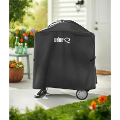 Weber Abdeckhaube Premium für Q 2000-Serie inkl Rollwagen o Stand