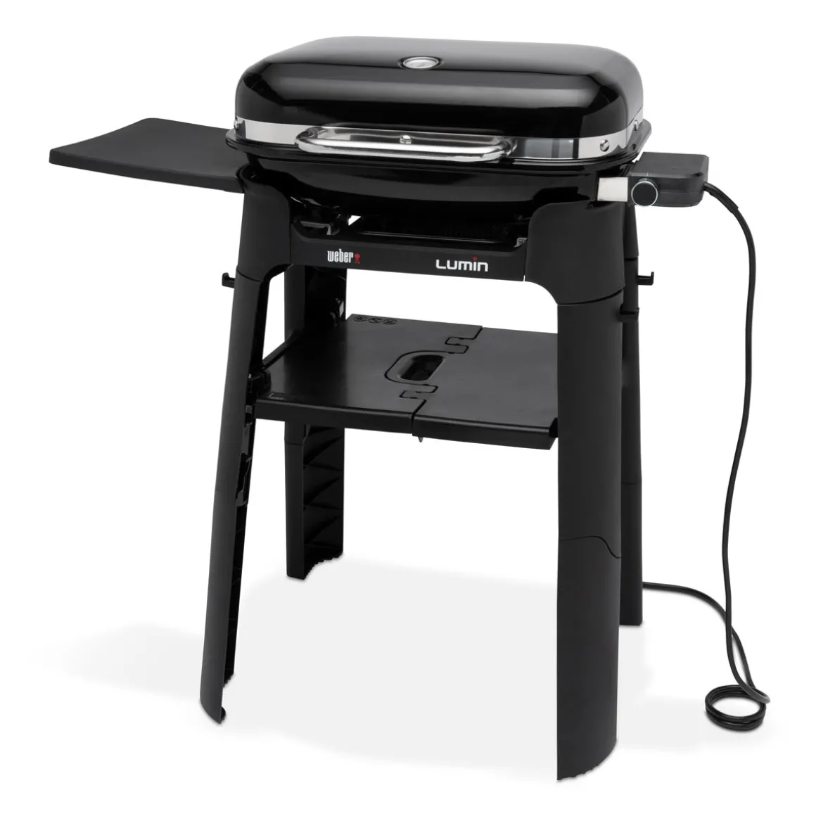 Weber Elektrogrill Lumin mit Stand Black