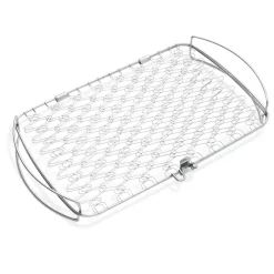 Weber Fisch- und Gemüsehalter groß Edelstahl für Gasgrill ab Q300