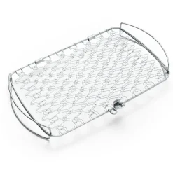 Weber Fisch- und Gemüsehalter groß Edelstahl für Gasgrill ab Q300