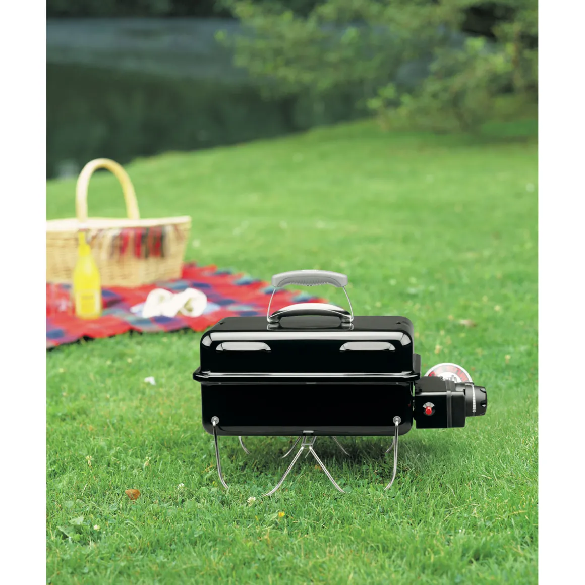 Weber Gasgrill Go-Anywhere transportabel schwarz