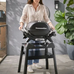 WeberGasgrill mit Stand Q1200N