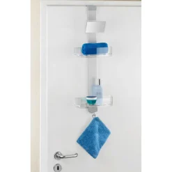 Wenko Duschcaddy Premium mit 2 Ablagen und Edelstahl-Haken