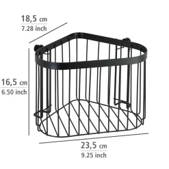 Wenko Eckablage Classic Plus schwarz