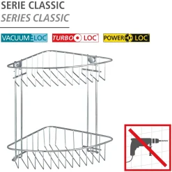 Wenko Eckregal Classic 2 Etagen