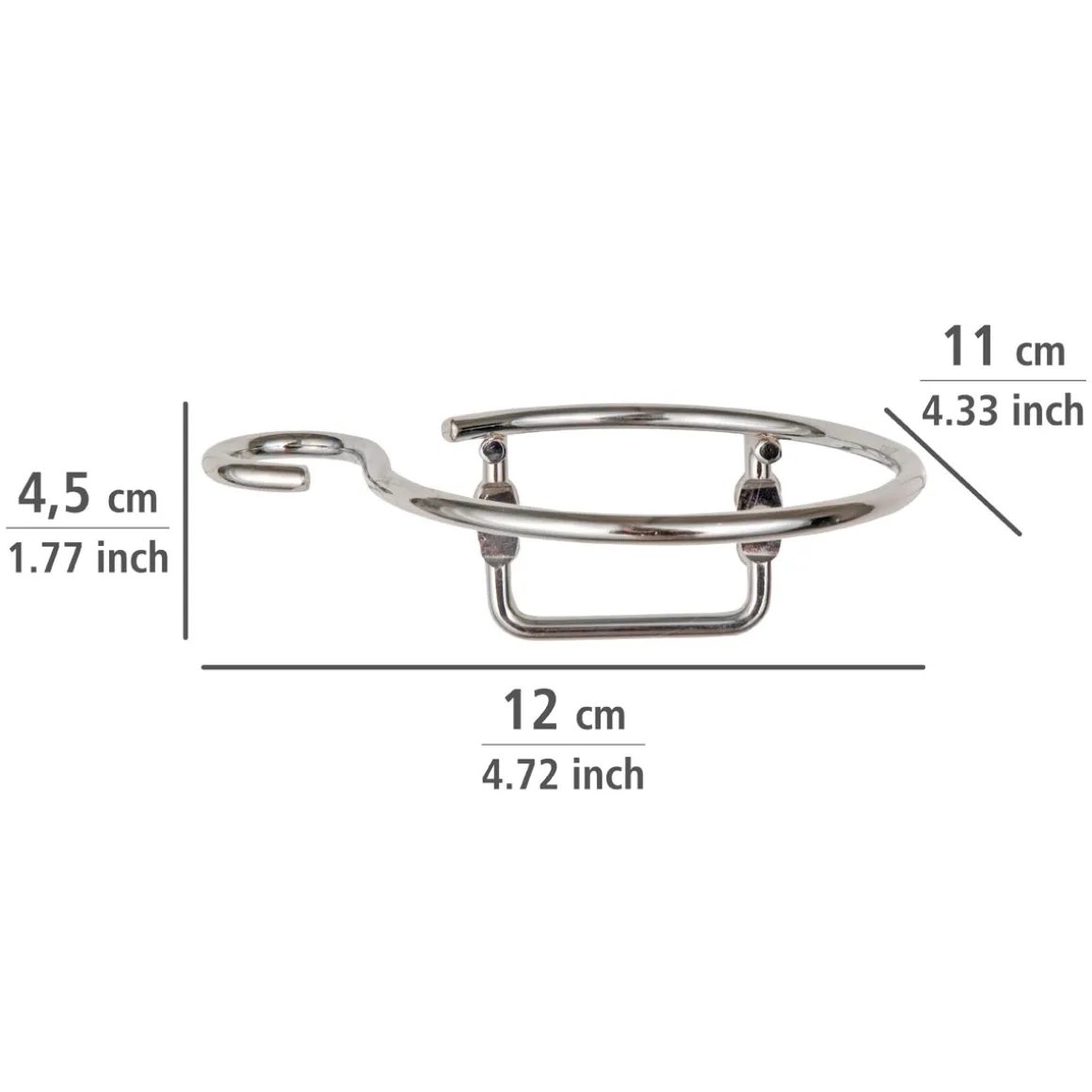 Wenko Haartrocknerhalter Milano Chrom