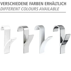 Wenko Haken für Handtuchheizkörper chrom 2er Set