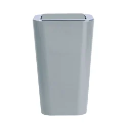 Wenko Schwingdeckeleimer Candy grau 6 L
