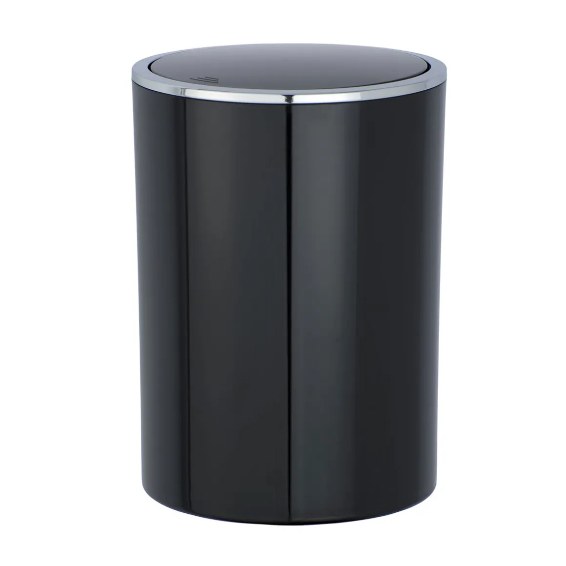 Wenko Schwingdeckeleimer Inca schwarz 5 L