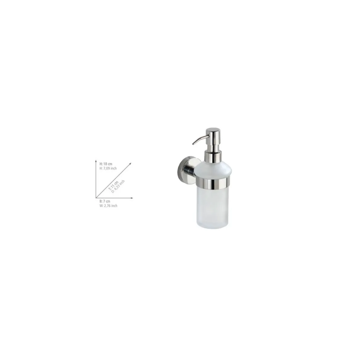 Wenko Seifenspender Bosio ca 200 ml