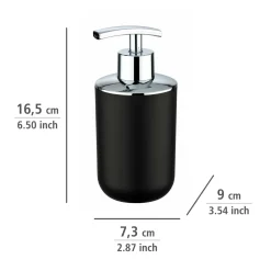 Wenko Seifenspender Brasil schwarz 320 ml