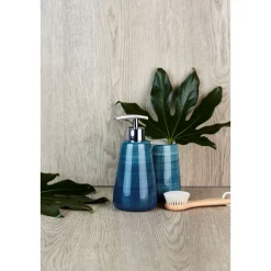 Wenko Seifenspender Pottery petrol 360 ml