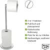 Wenko Stand Toilettenpapierhalter 2 in 1