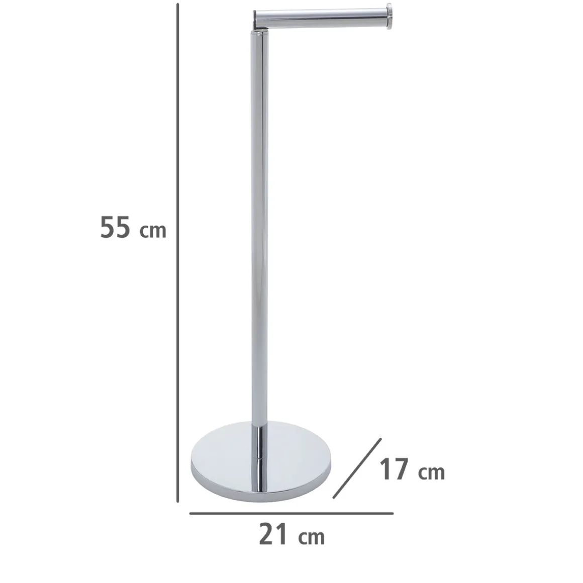 Wenko Stand Toilettenpapierhalter 2 in 1