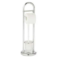 Wenko Stand WC-Garnitur Siena chrom
