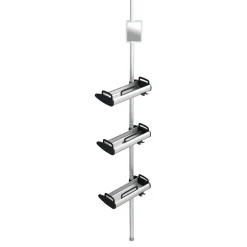 Wenko Teleskop Dusch-Regal Line mit 3 Ablagen