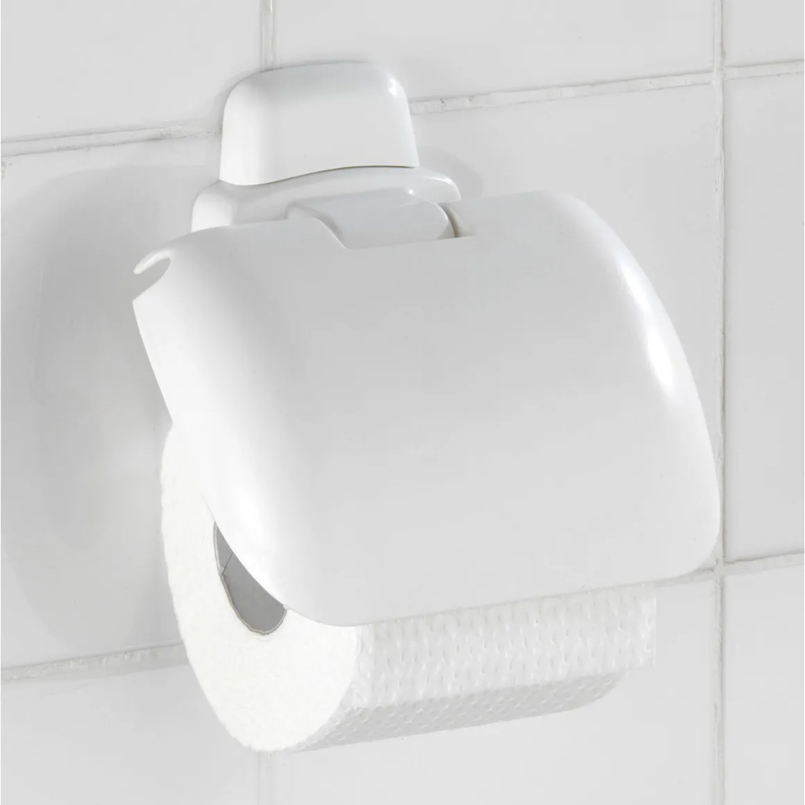 Wenko Toilettenpapierhalter Pure mit Deckel