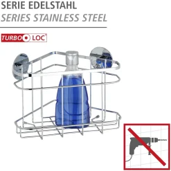 Wenko Turbo-Loc Eckablage