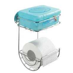 Wenko Turbo-Loc Toilettenpapierhalter mit Ablage