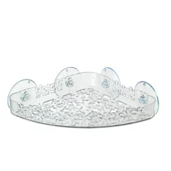 Wenko Universalablage Blumen transparent groß