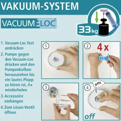 Wenko Vacuum-Loc Toilettenpapierhalter Milazzo