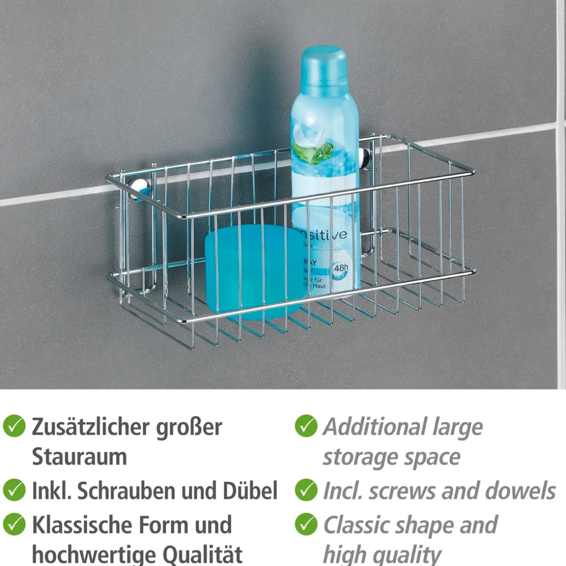 Wenko Wandablage Classic groß