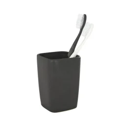 Wenko Zahnputzbecher Faro schwarz