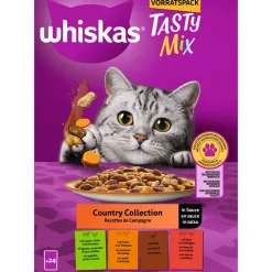 Whiskas Multipack Country Collection in Sauce 24 x 85 g