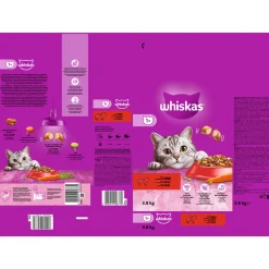 Whiskas Trockenfutter 1+ Rind 3,8 kg