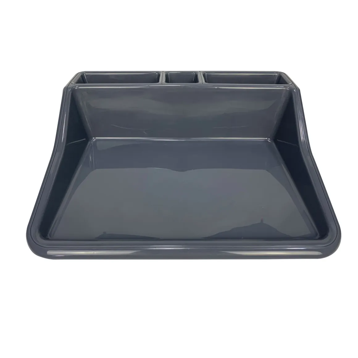 Wingart Kunststoff Pflanzschale grau 61 x 55 x 15 cm