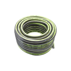 WingartNTSPlus Gartenschlauch Premium transparent hellgrün mit schwarzer Streife 3/4" 25 m