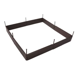 Wingart Variables Hochbeet 8 Paneele Holzstruktur braun