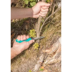 WolfcraftOutdoormesser mit gezahnter Klinge und Köcher