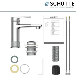 WT-Armatur Liverpool chrom Eco-Klick-Kartusche inkl.Push-Open-Garnitur