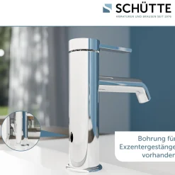 WT-Armatur Los Angeles chrom Eco-Klick-Kartusche inkl.Push-Open-Garnitur