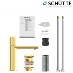 WT-Armatur New York gold Kartusche mitkeram.Dichtungen inkl. Push-Open-Garni.