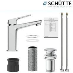 WT-Armatur Raven chrom Kartusche mitkeram.Dichtungen inkl. Push-Open-Garni.