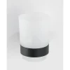 Zahnputzbecherhalter Uno Bosio Black mat