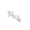Zierhaken Lilie 5,5 cm weiß